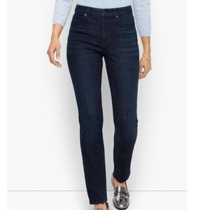 Talbots flawless five pocket straight jeans size 6 petite